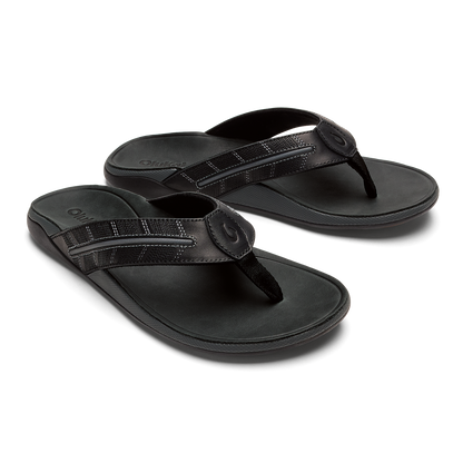 OluKai Signature | Tuahine Palm - Lava Rock / Dk Shadow