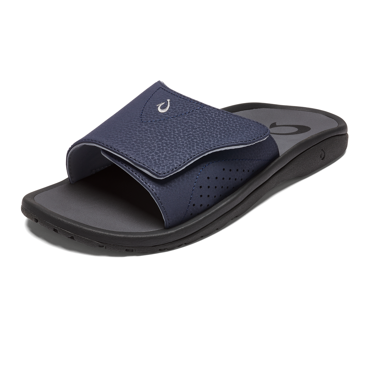 OluKai Special Offer | OluKai Nalu Slide - Trench Blue / Charcoal | Men's Sandals