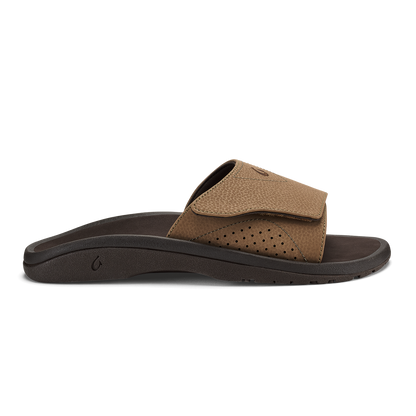 OluKai Hot Sale | Nalu Slide - Tan / Dk Java