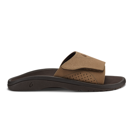 OluKai Hot Sale | Nalu Slide - Tan / Dk Java