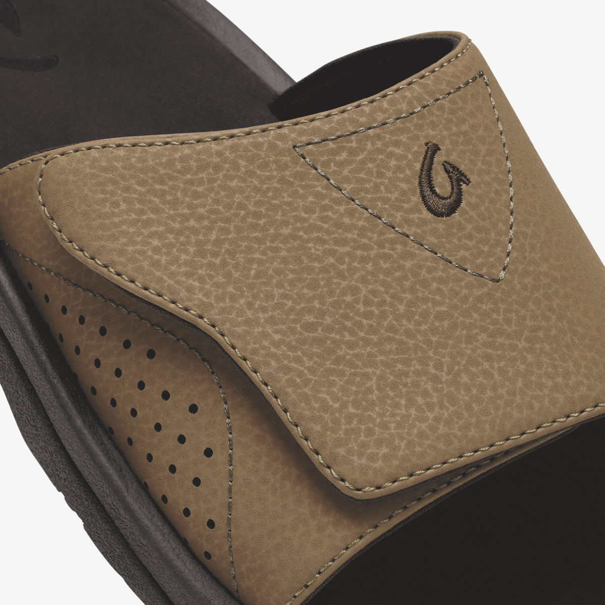 OluKai Hot Sale | Nalu Slide - Tan / Dk Java