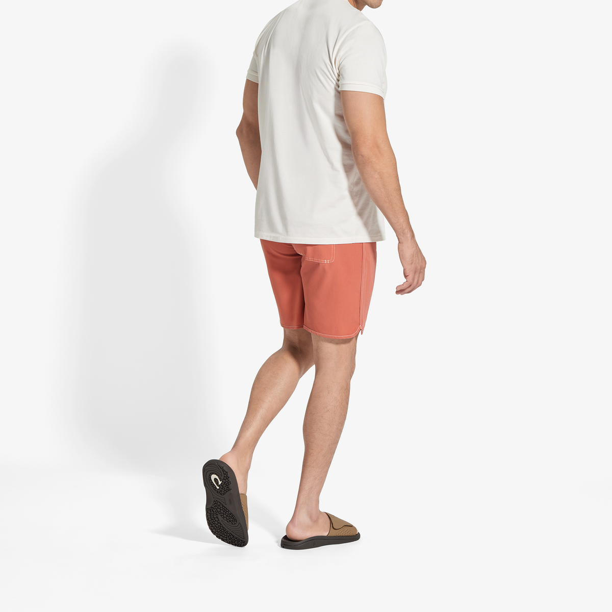 OluKai Hot Sale | Nalu Slide - Tan / Dk Java