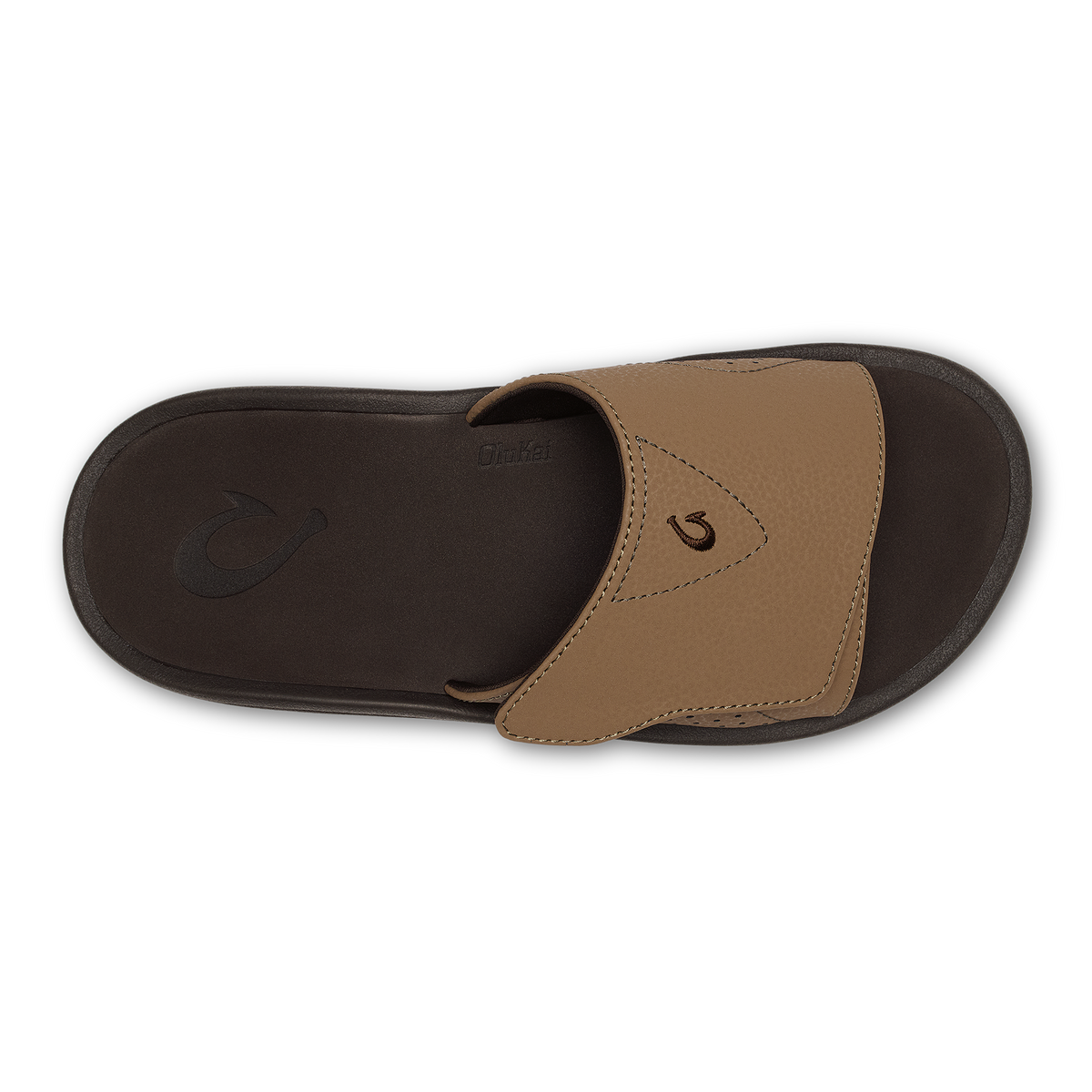 OluKai Hot Sale | Nalu Slide - Tan / Dk Java