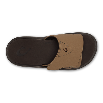 OluKai Hot Sale | Nalu Slide - Tan / Dk Java