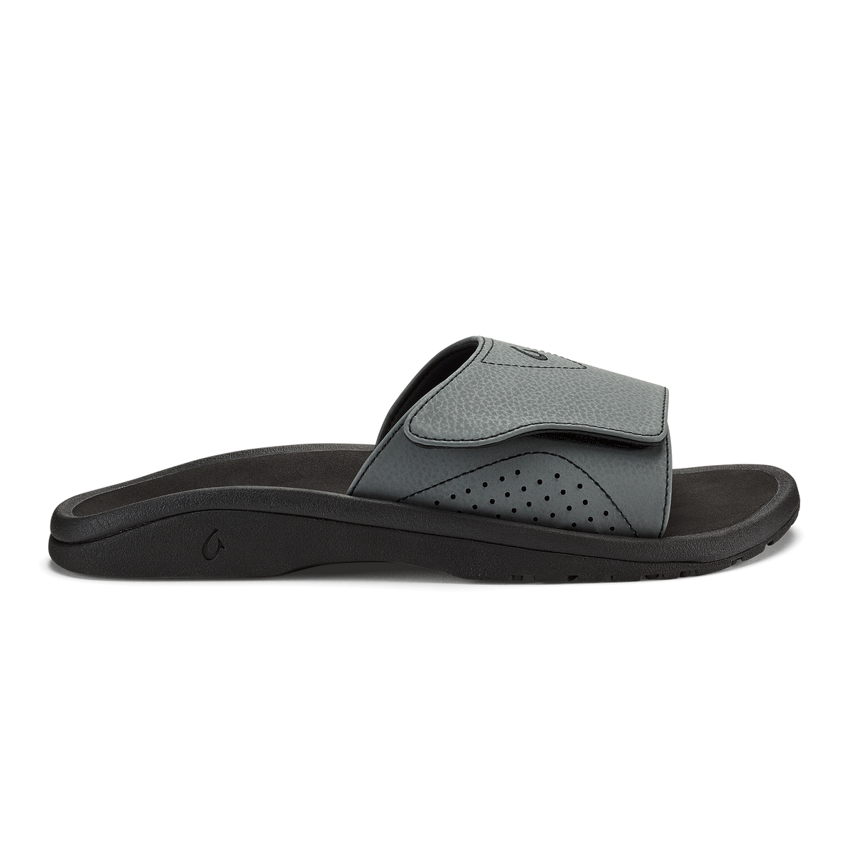 OluKai Everyday | Nalu Slide - Rock / Black