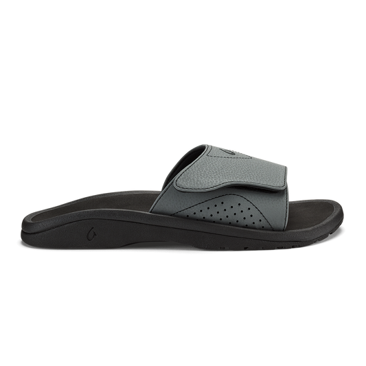 OluKai Everyday | Nalu Slide - Rock / Black