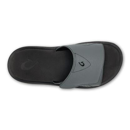 OluKai Everyday | Nalu Slide - Rock / Black