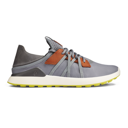OluKai Sale | Manele Men’s Breathable Golf Shoes - Poi / Charcoal