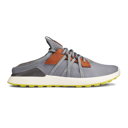 OluKai Sale | Manele Men’s Breathable Golf Shoes - Poi / Charcoal