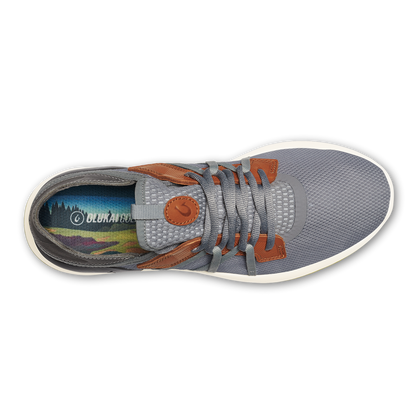 OluKai Sale | Manele Men’s Breathable Golf Shoes - Poi / Charcoal