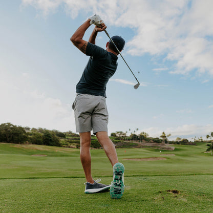 OluKai Premium | Mākena Men’s Waterproof Golf Shoes - Mood Indigo