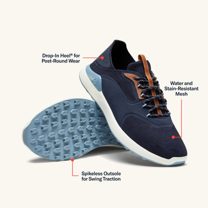 OluKai Discount | OluKai Kā‘anapali Men’s Golf Shoe - Trench Blue / Sea Ice
