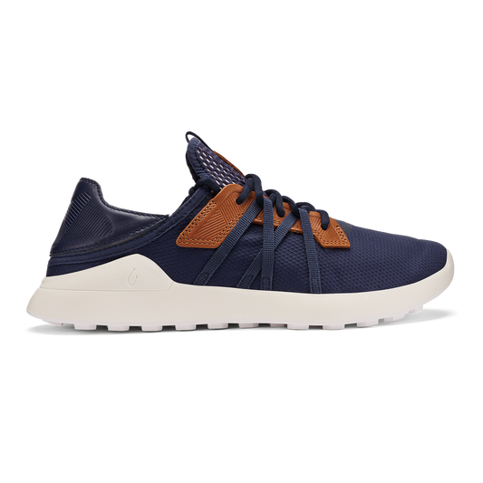 OluKai Customer Favorite | Manele Men’s Breathable Golf Shoes - Trench Blue