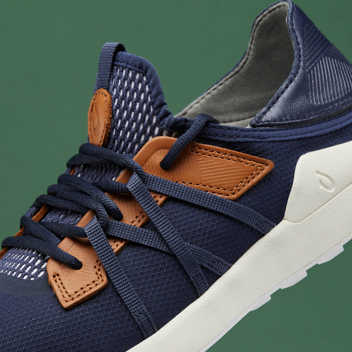 OluKai Customer Favorite | Manele Men’s Breathable Golf Shoes - Trench Blue