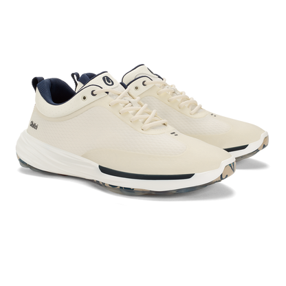 OluKai Sale | Mākena Men’s Waterproof Golf Shoes - White Sand