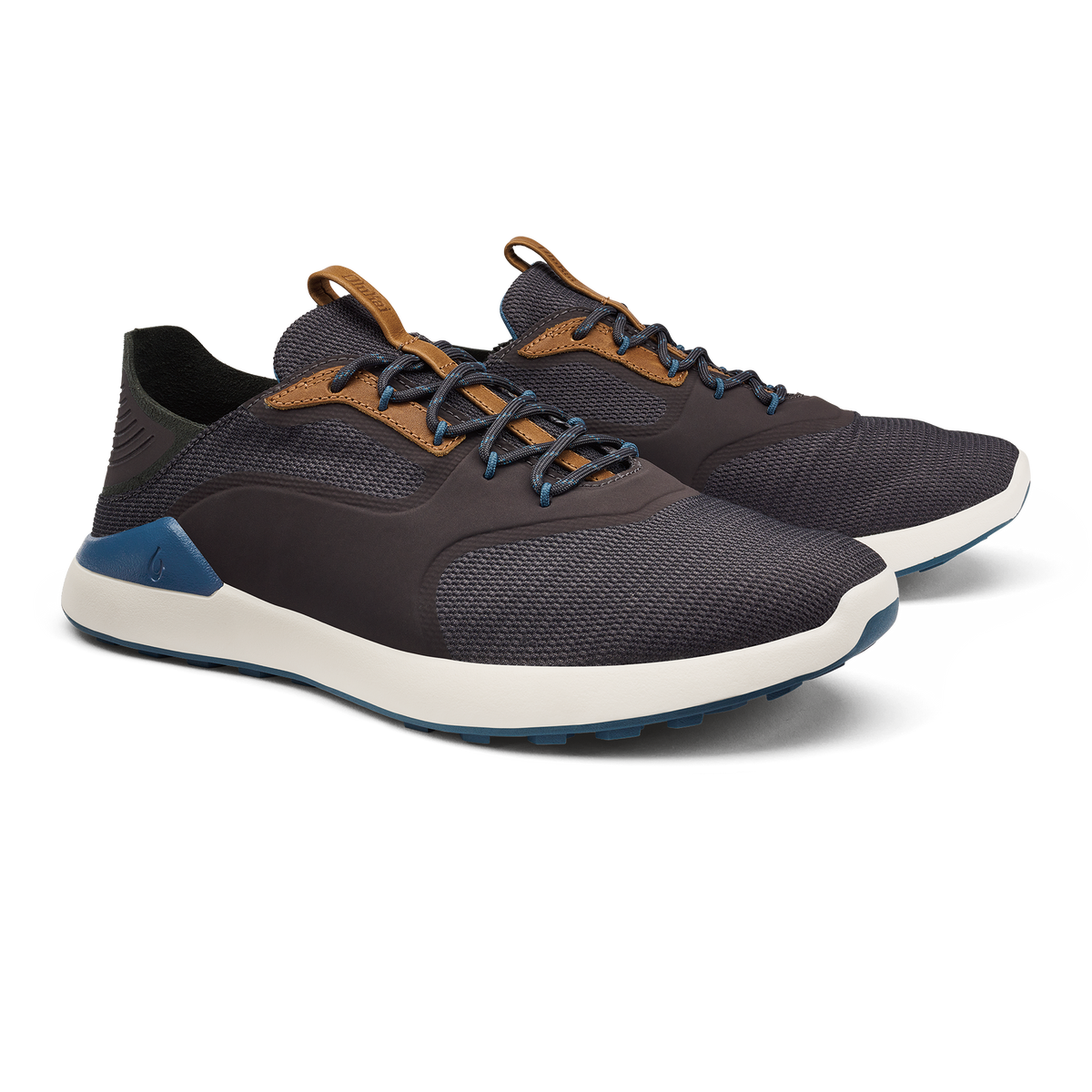 OluKai Discount | OluKai Kā‘anapali Men’s Golf Shoe - Pavement / Vintage Blue