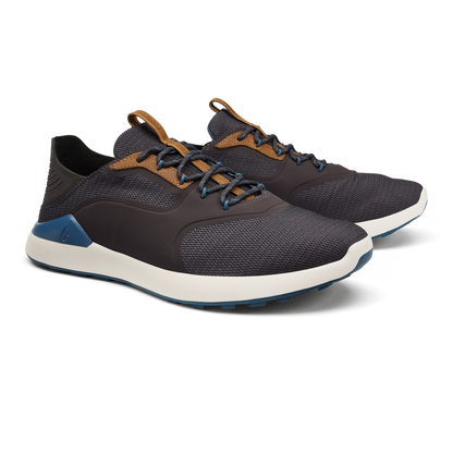 OluKai Discount | OluKai Kā‘anapali Men’s Golf Shoe - Pavement / Vintage Blue
