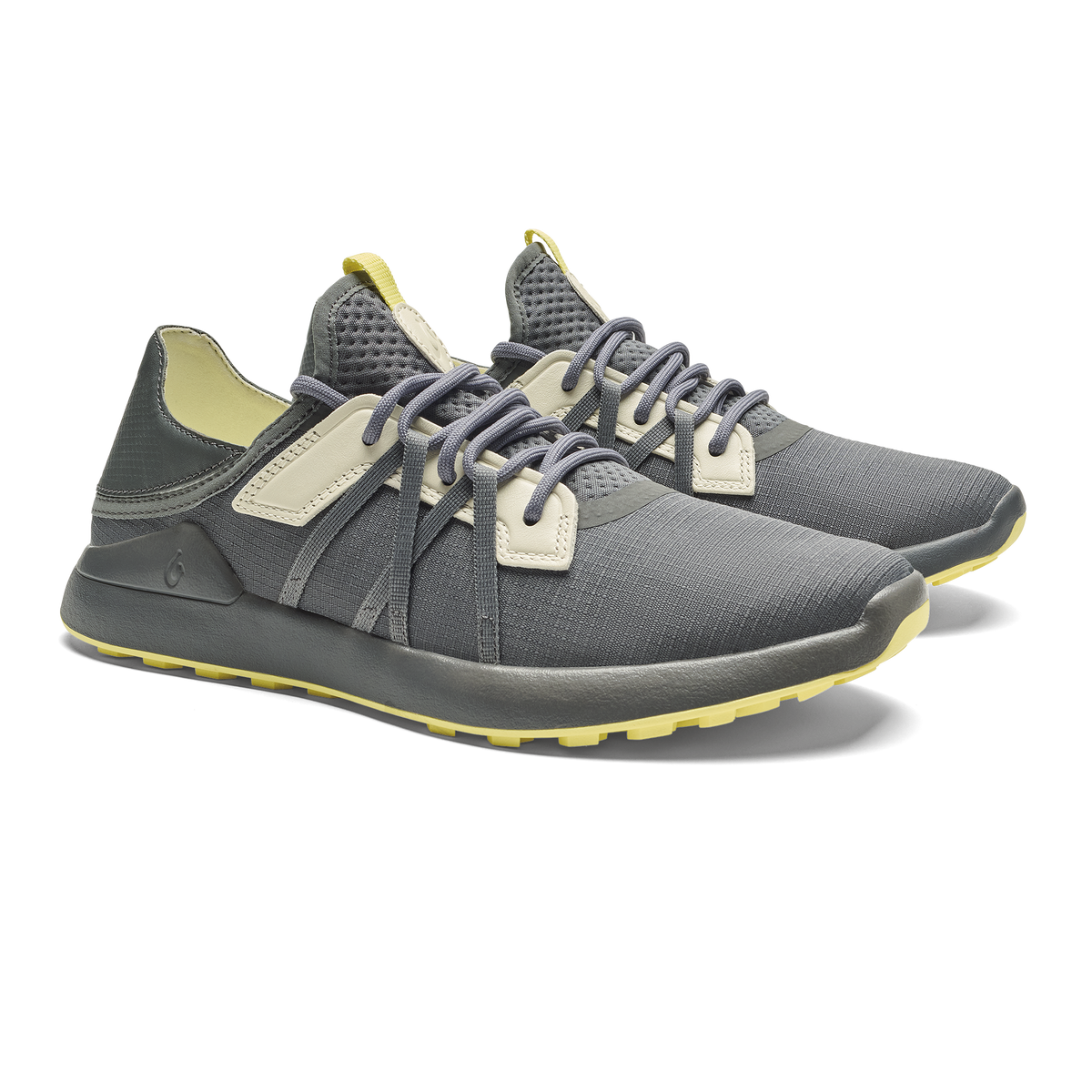 OluKai Customer Favorite | Manele Men’s Breathable Golf Shoes - Rock / Flower