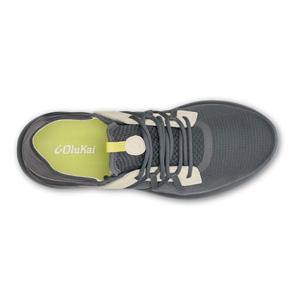 OluKai Customer Favorite | Manele Men’s Breathable Golf Shoes - Rock / Flower