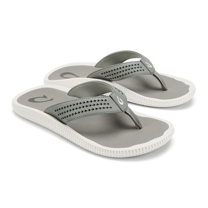 OluKai Popular | Ulele Golf Men’s Golf Sandals - Ash