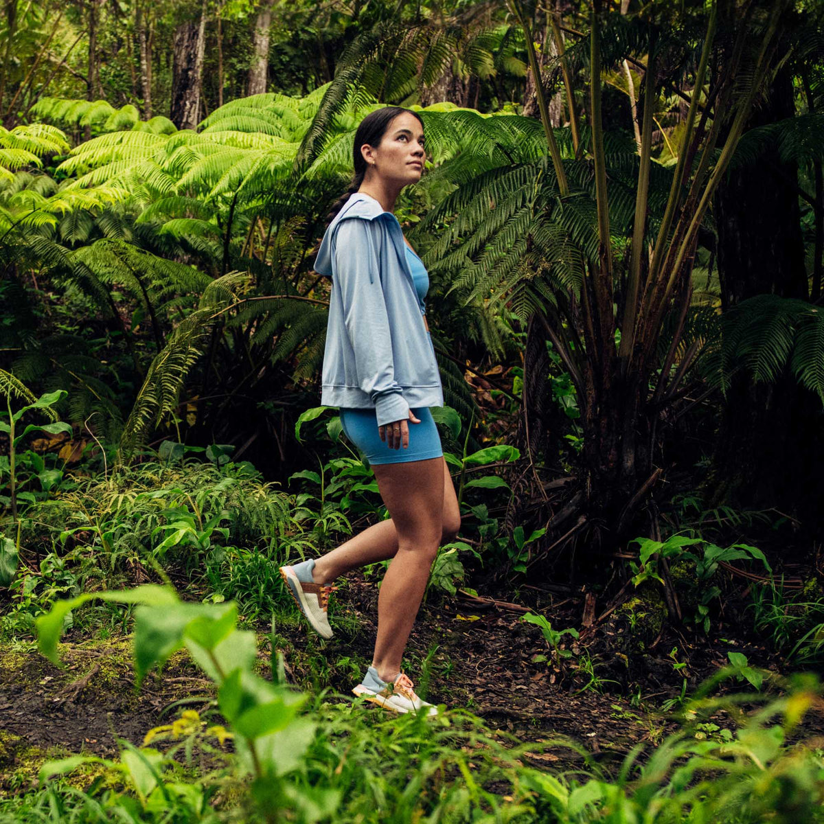 OluKai Trending | Wailuku Women’s Athletic Shoes - Bright White / Sea Ice