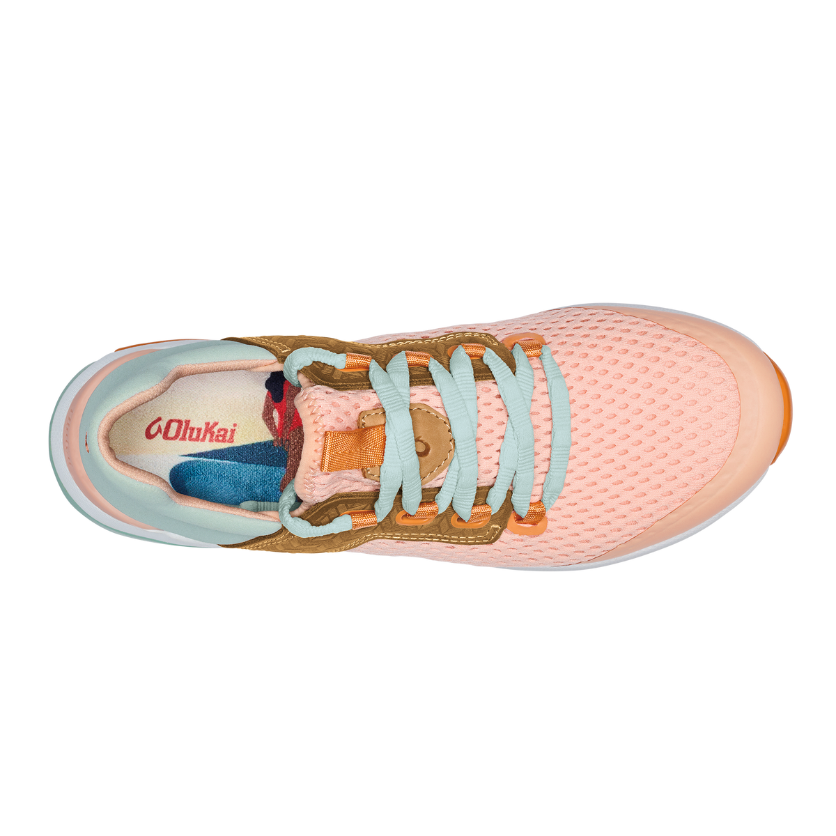 OluKai Best Price | Wailuku Women’s Athletic Shoes - Peach / Swell