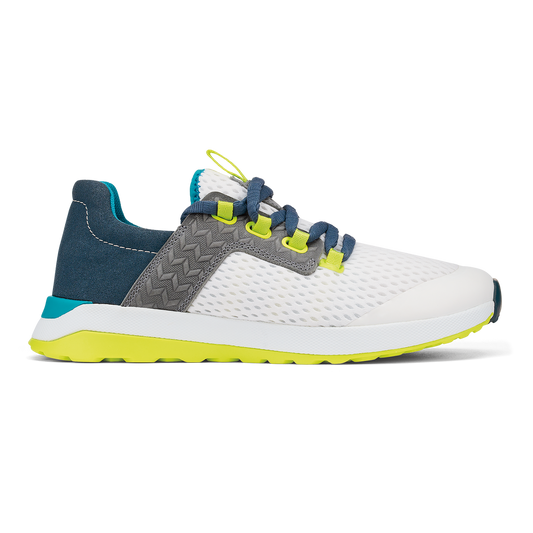 OluKai Best Price | Wailuku Women’s Athletic Shoes - Bright White / Lagoon