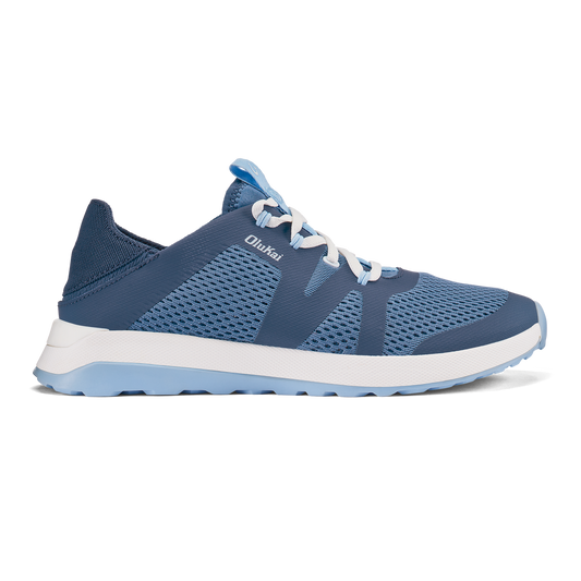 OluKai Signature | Huia Women’s Athleisure Shoes - Vintage Blue / Sea Ice