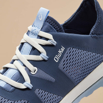OluKai Signature | Huia Women’s Athleisure Shoes - Vintage Blue / Sea Ice
