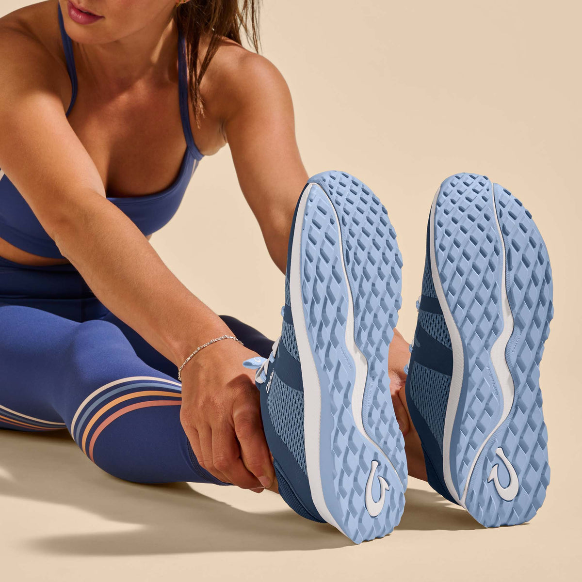 OluKai Signature | Huia Women’s Athleisure Shoes - Vintage Blue / Sea Ice
