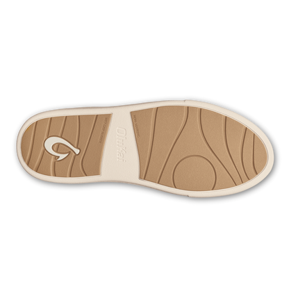 OluKai Smart Buy | Hā‘upu Women’s Leather Sneakers - Onyx
