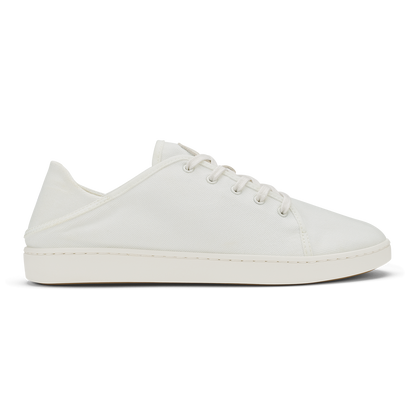 OluKai Hot Sale | OluKai Pehuea Lī Canvas Women's Sneakers - Bright White