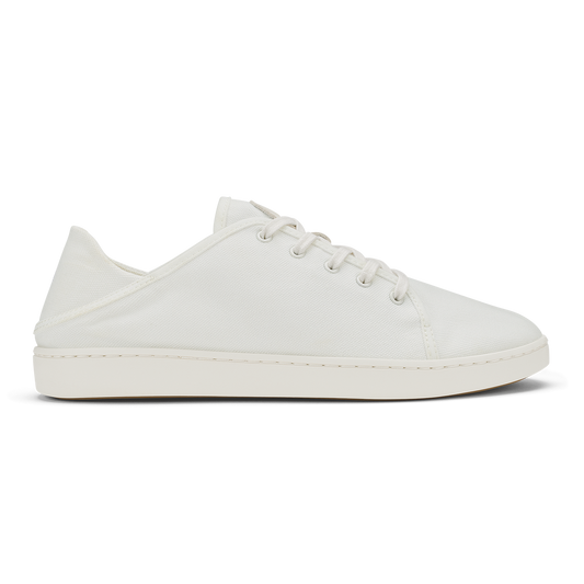 OluKai Hot Sale | OluKai Pehuea Lī Canvas Women's Sneakers - Bright White