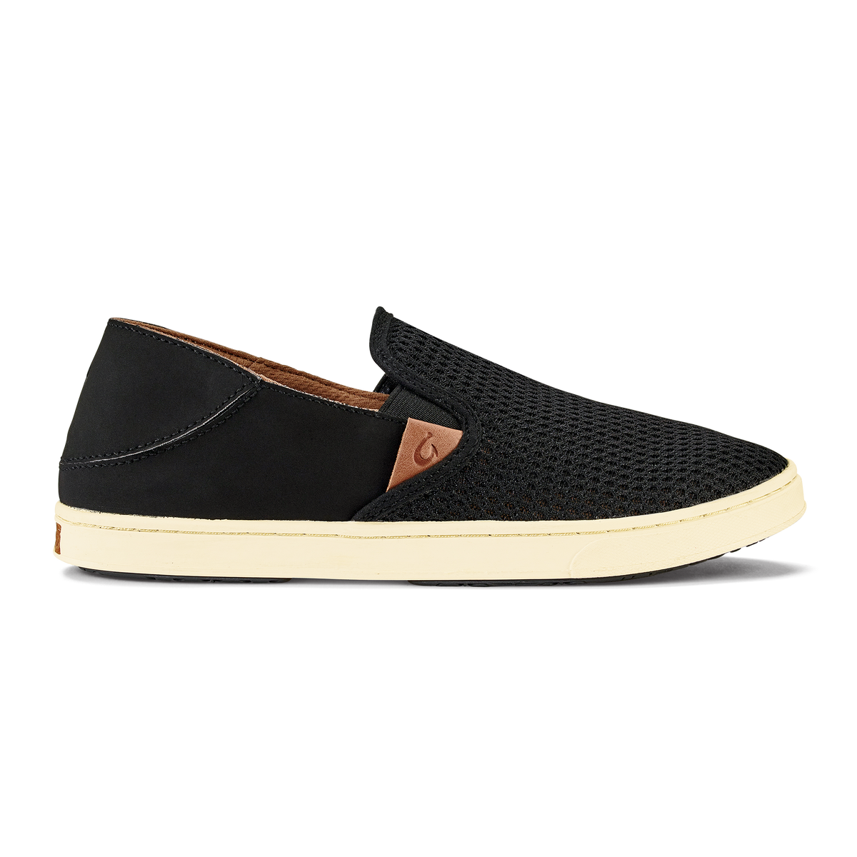 OluKai Best Price | Pehuea Women's Breathable Slip-On Sneakers - Black