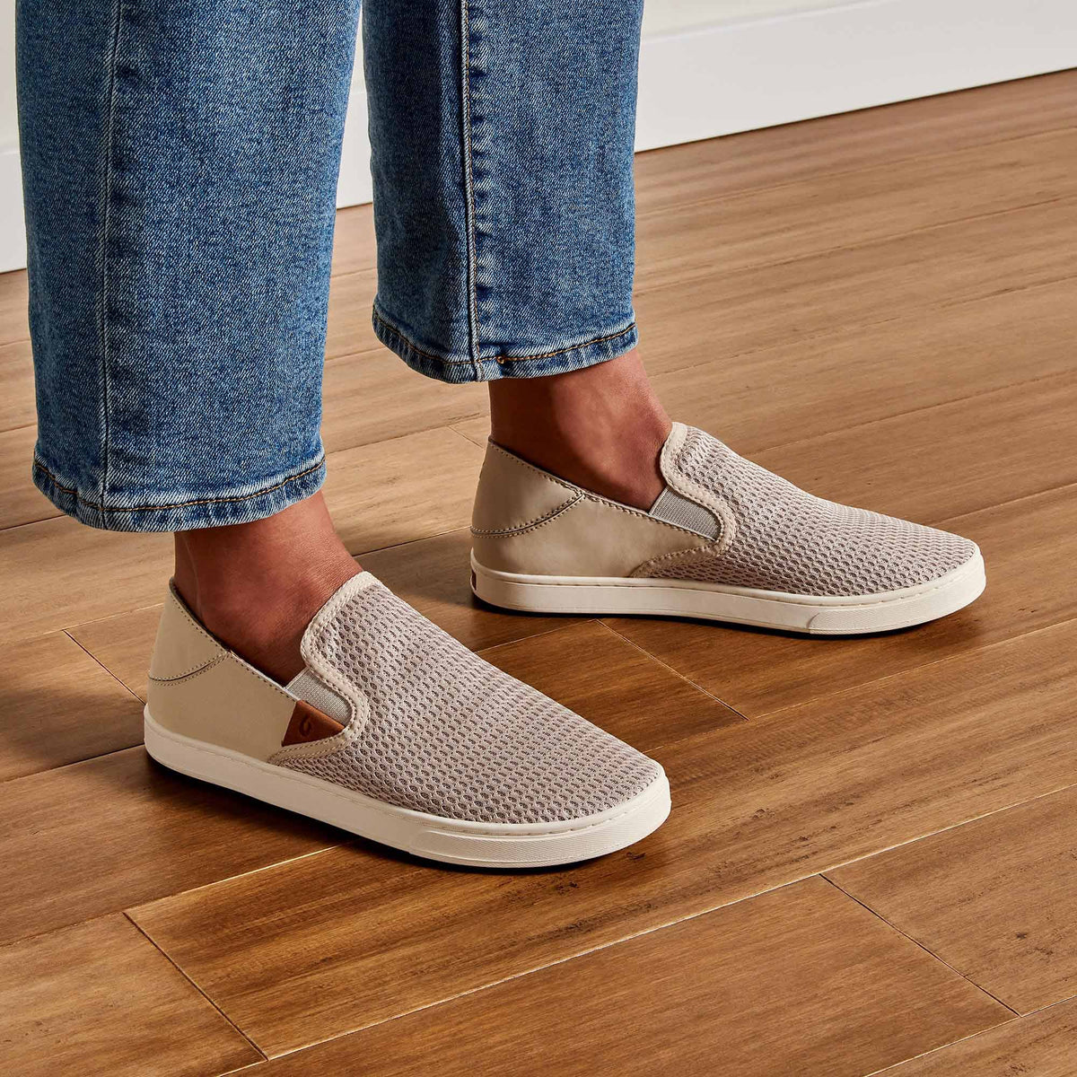 OluKai Deals | Pehuea Women's Breathable Slip-On Sneakers - Tapa