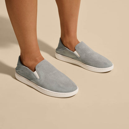 OluKai Special Offer | Pehuea Luxe Women’s Suede Shoes - Ash