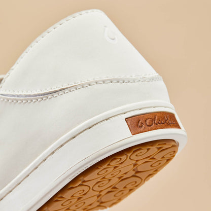 OluKai Smart Buy | Pehuea Women's Breathable Slip-On Sneakers - Bright White