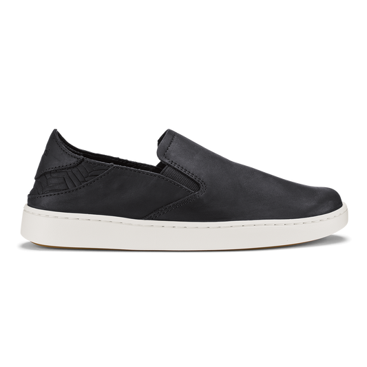 OluKai Latest | Pehuea Leather - Onyx / Onyx