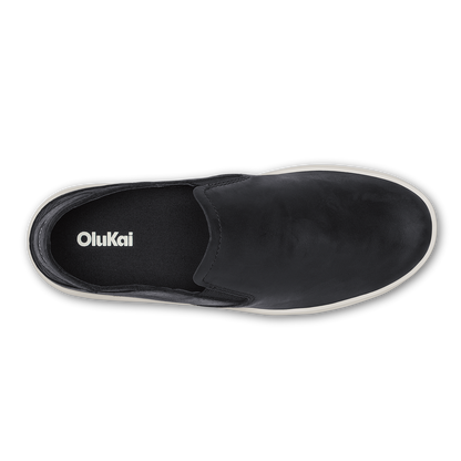 OluKai Latest | Pehuea Leather - Onyx / Onyx