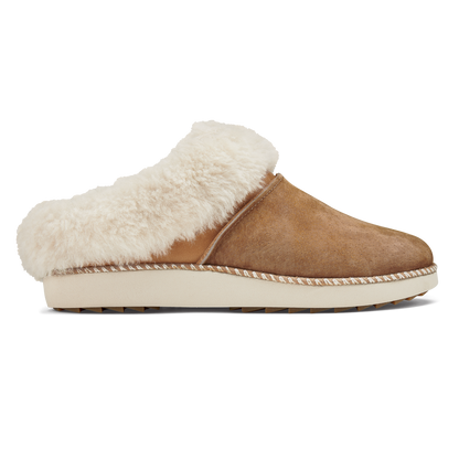 OluKai Great Value | Ku‘i Women‘s Slip-On Slippers - Tan / Bone