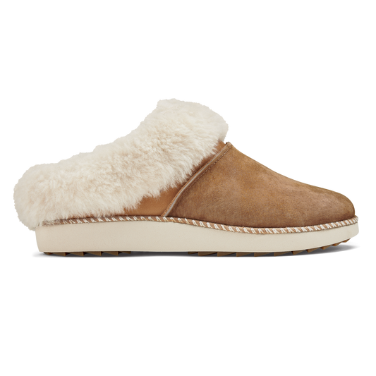 OluKai Great Value | Ku‘i Women‘s Slip-On Slippers - Tan / Bone