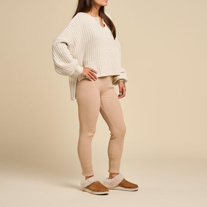 OluKai Great Value | Ku‘i Women‘s Slip-On Slippers - Tan / Bone