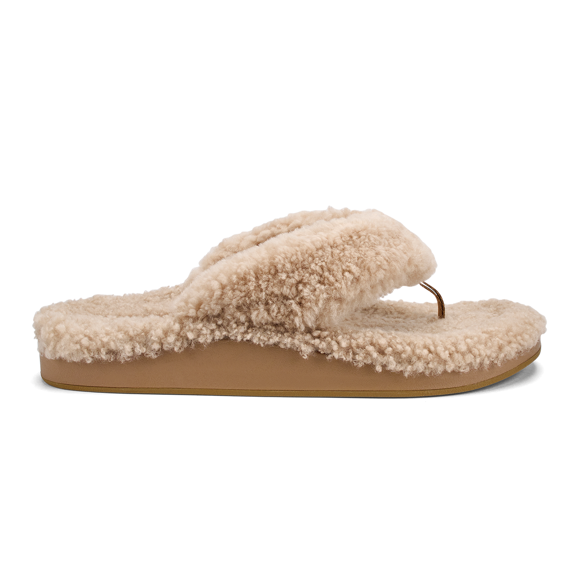 OluKai Recommended | Kīpe'a Heu Women‘s Flip Flop Slippers - Tan