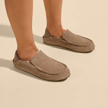 OluKai Popular | Nohea Women's Leather Slippers - Tan