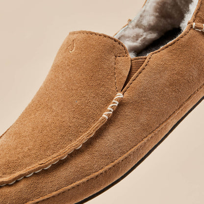 OluKai Popular | Nohea Women's Leather Slippers - Tan