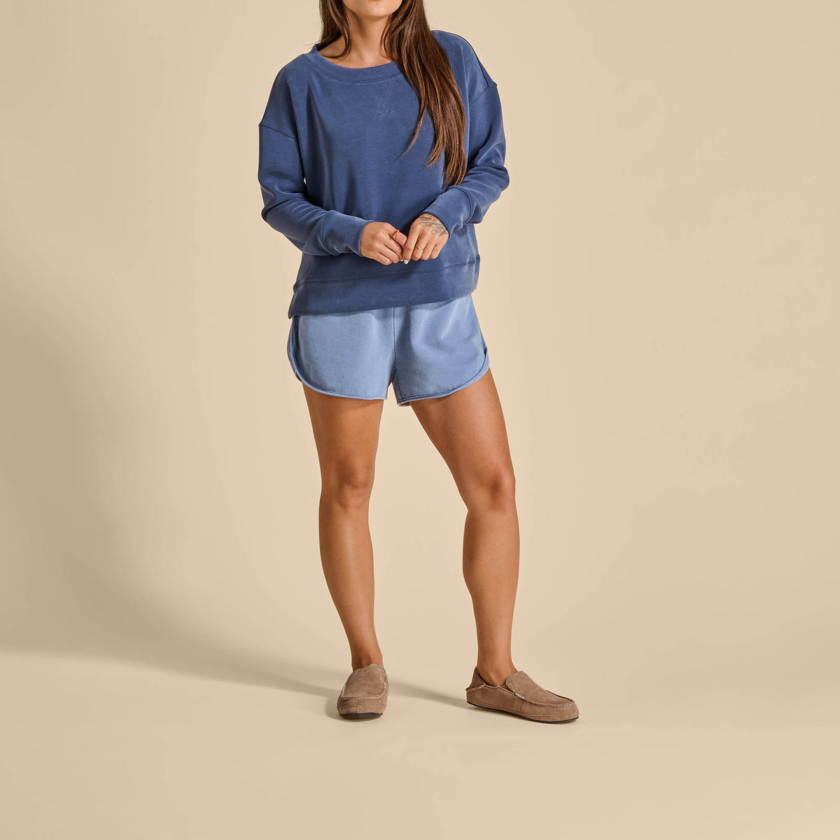 OluKai Popular | Nohea Women's Leather Slippers - Tan