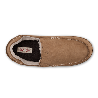 OluKai Popular | Nohea Women's Leather Slippers - Tan