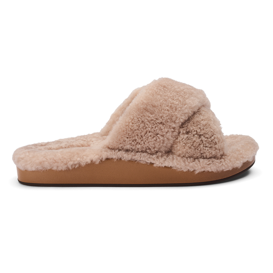 OluKai Hot Sale | Hila Heu Women’s Slide Slipper Sandals - Tan