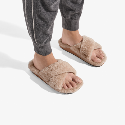 OluKai Hot Sale | Hila Heu Women’s Slide Slipper Sandals - Tan