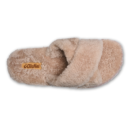 OluKai Hot Sale | Hila Heu Women’s Slide Slipper Sandals - Tan